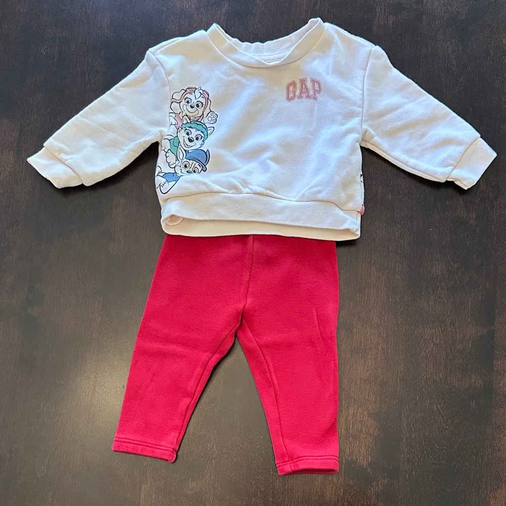 GAP Paw Patrol Cozy Matching Set Girls